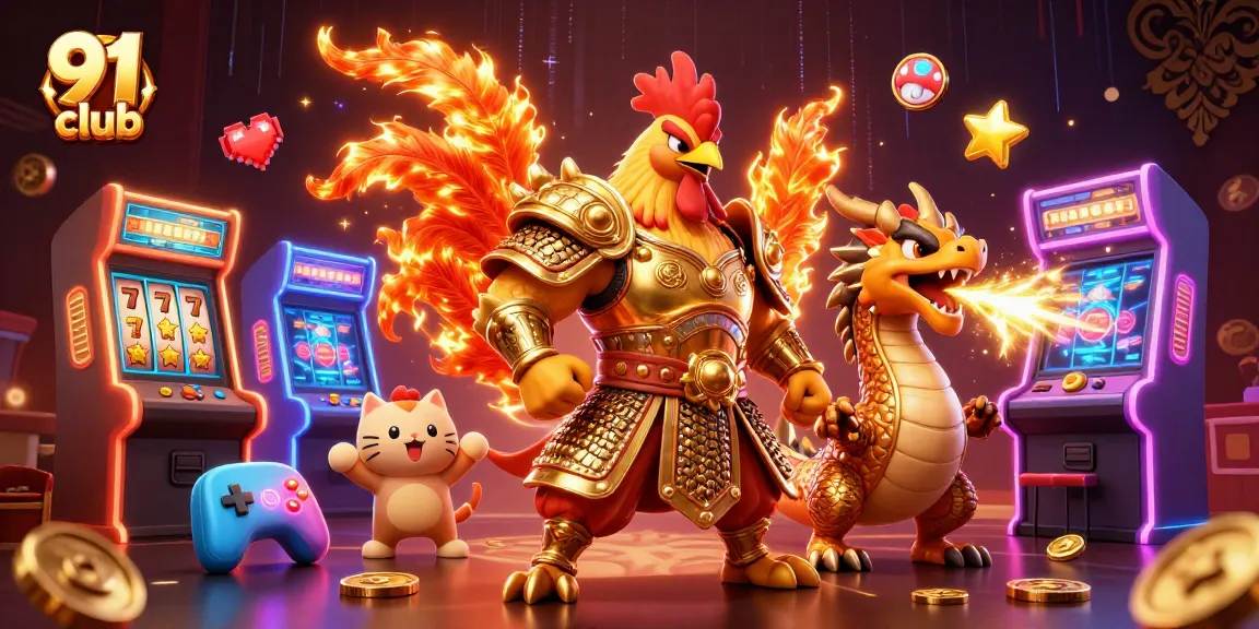 Engage in thrilling gameplay at 91 club with vibrant slot machines and exciting characters.