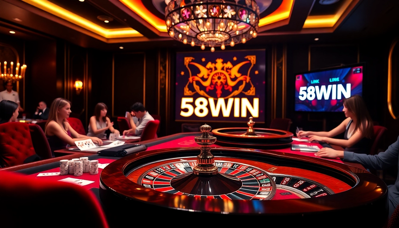 Experience thrilling gameplay at 58WIN with slot machines and online gambling excitement.