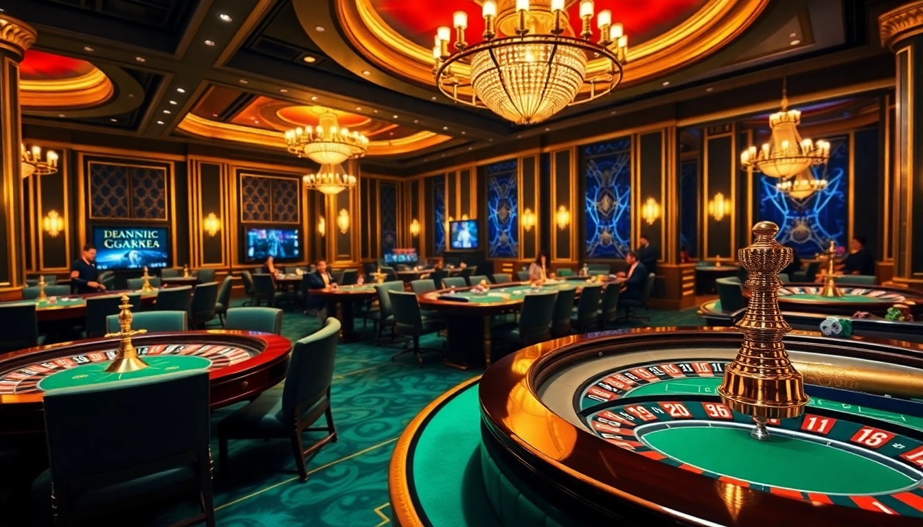 Engaging players in the luxurious ambiance of Red88 vin casino, featuring captivating games and glamorous setups.