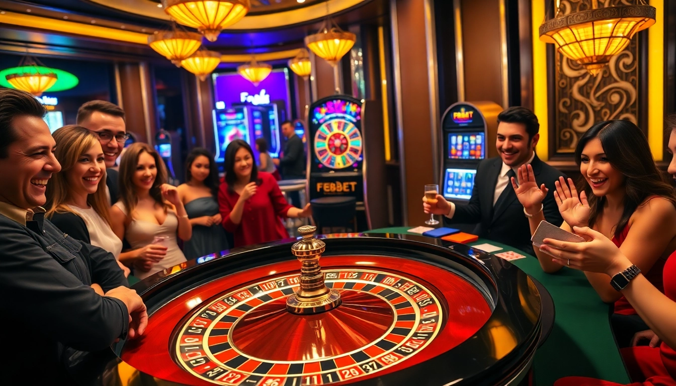 Experience thrilling moments at F8BET's vibrant casino with exciting games and players.