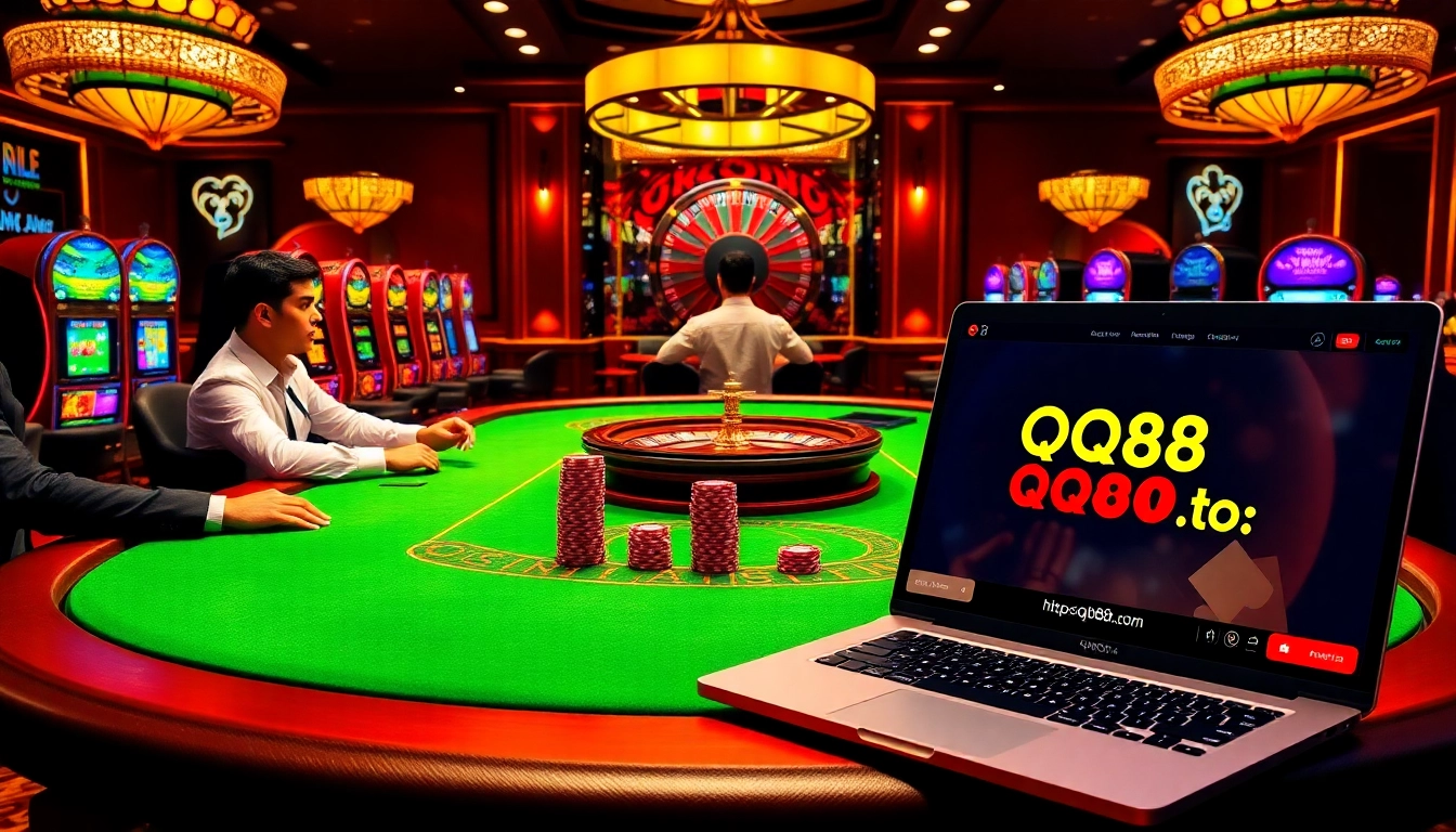 Engage in thrilling poker games at https://qq88.to/ with vibrant tables and expert players.