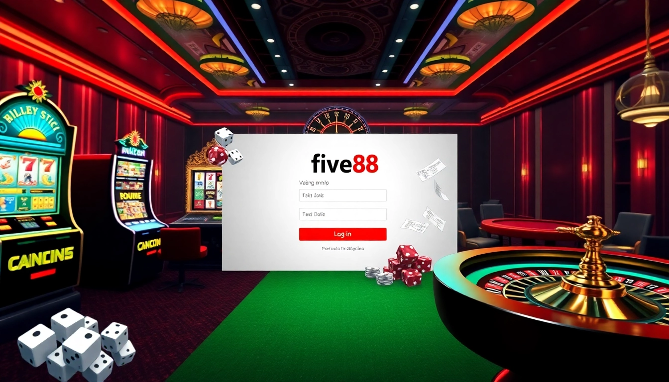 Experience the thrill of five88 đăng nhập with a dynamic online casino interface featuring classic games.
