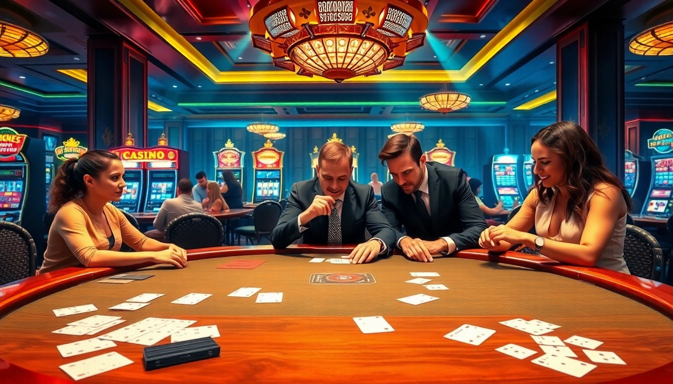 Experience thrilling poker action at fb88b.net with professional players and vibrant casino visuals.