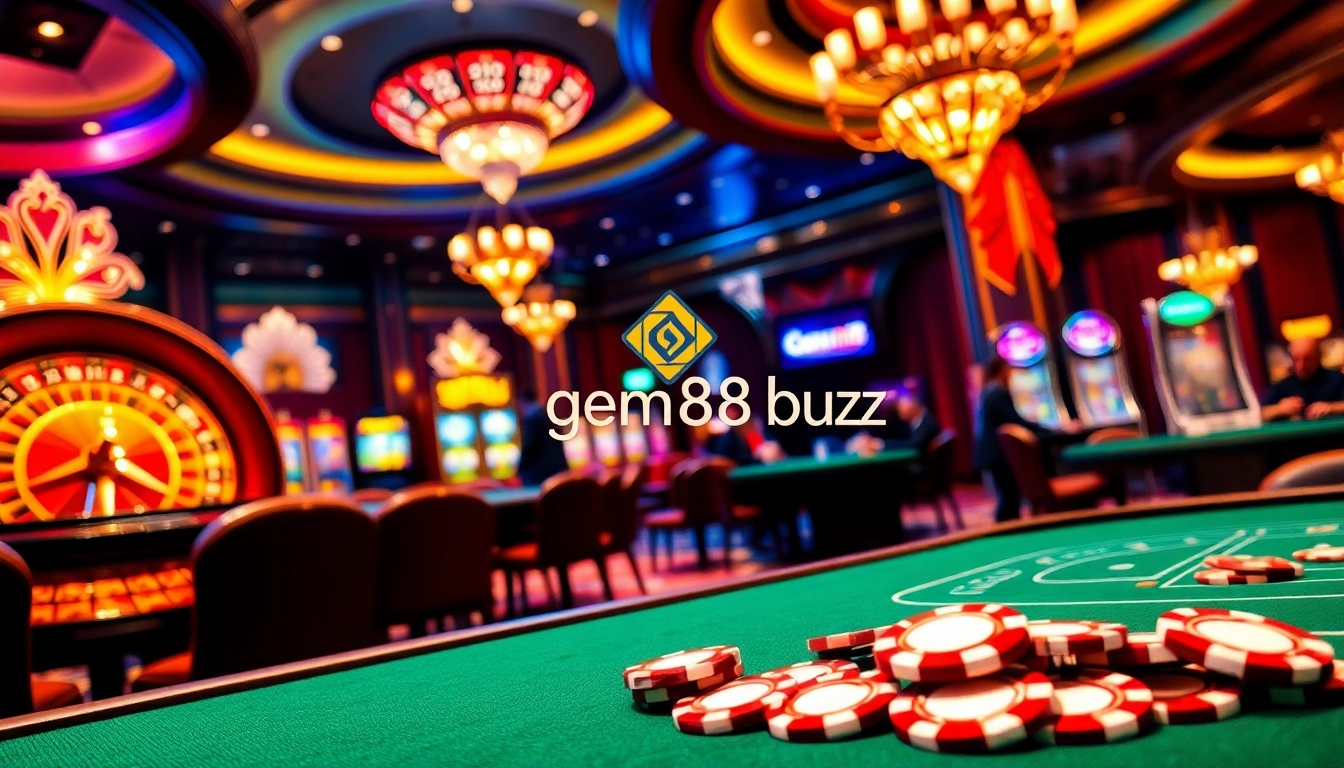 Experience the thrill of gaming at gem88.buzz with vibrant slots and poker tables.