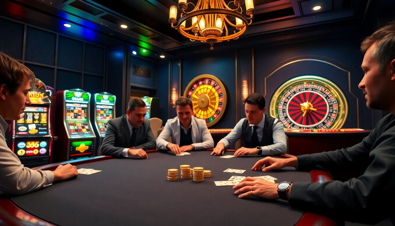 Players enjoying high-stakes poker at https://bu88.mex.com/, capturing the thrill of online gambling.