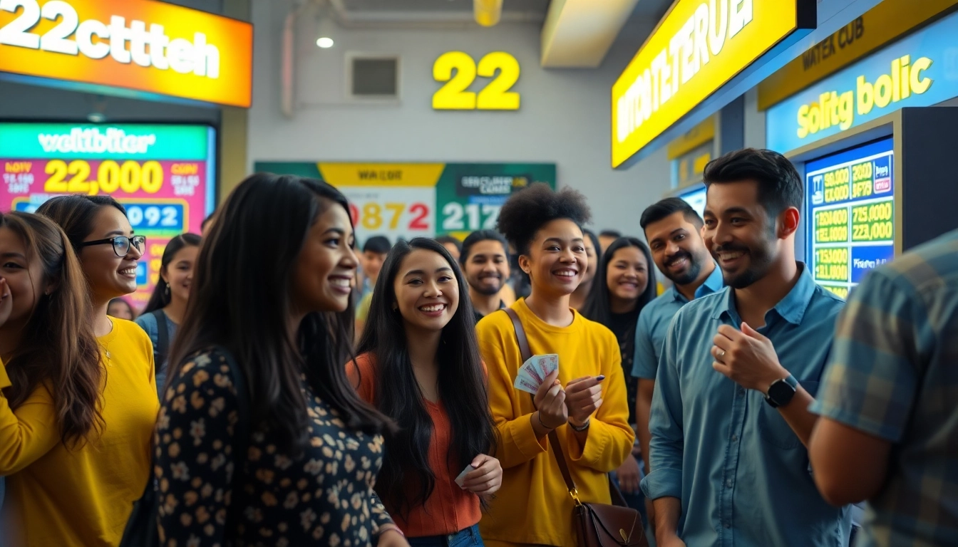 Exciting lottery event showcasing https://92lotteryclub.com/ with diverse participants and vibrant atmosphere.