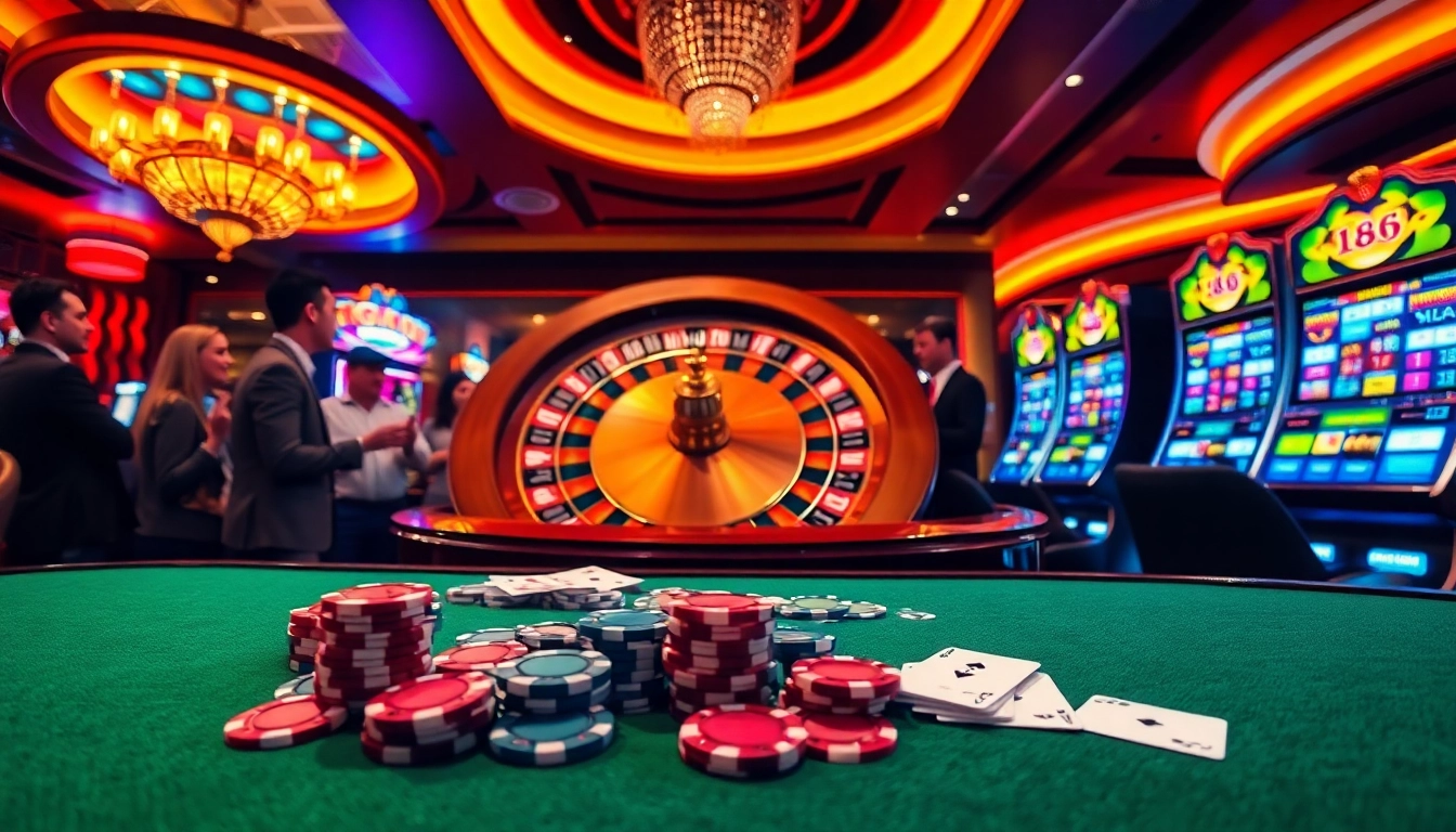 Experience the excitement of gambling at https://jun88pl.com/ with vibrant casino visuals.