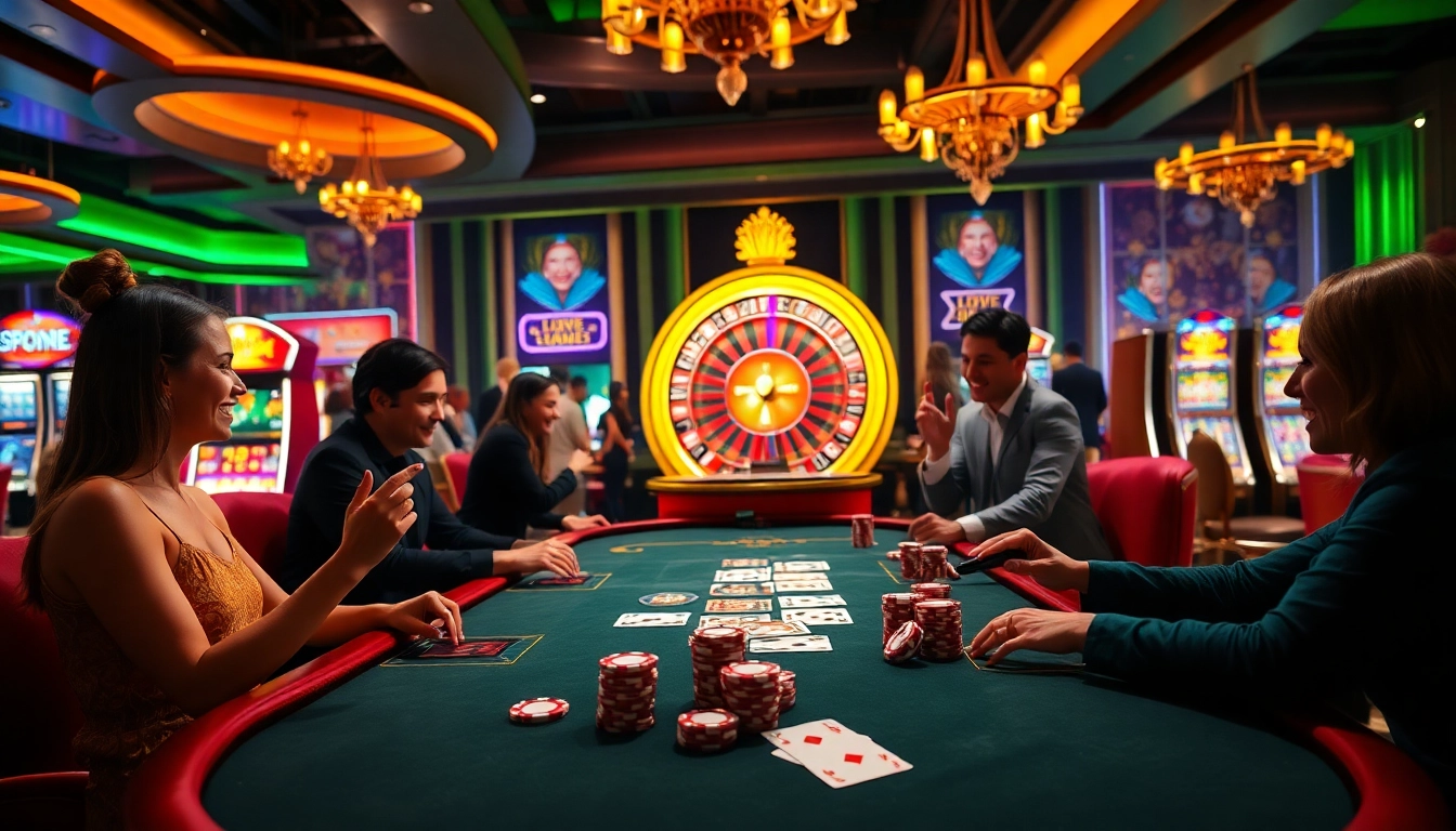 Experience the thrill of live casino gaming at https://lc88.onl/, featuring vibrant poker tables and exciting slot machines.