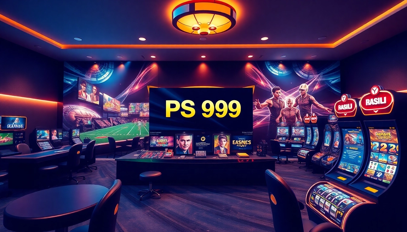 Engaging PS99 online gaming platform showcasing casino and sports betting options.