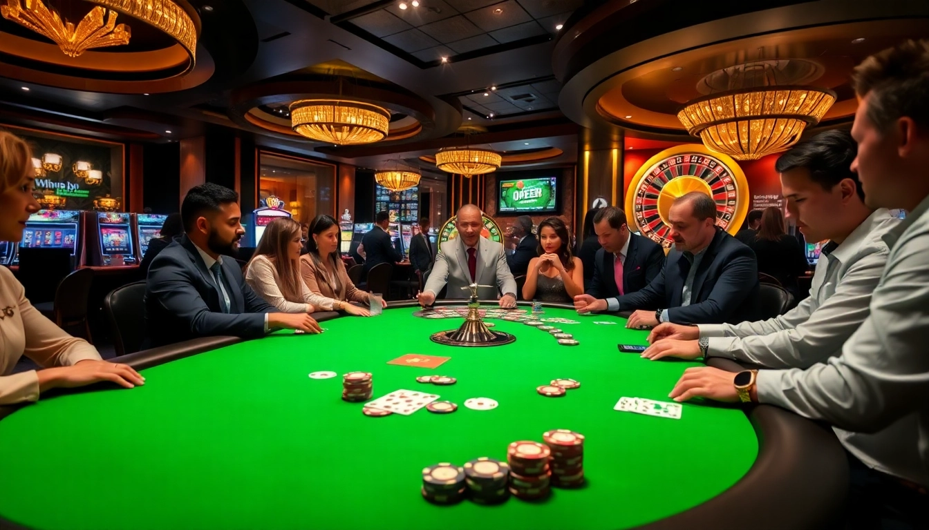 Engage in thrilling casino gaming at https://okking.group/ with dynamic poker tables and vibrant slot machines.