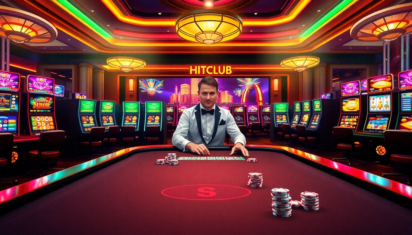 Experience the excitement of HITCLUB with vibrant casino gameplay and thrilling slot machines.