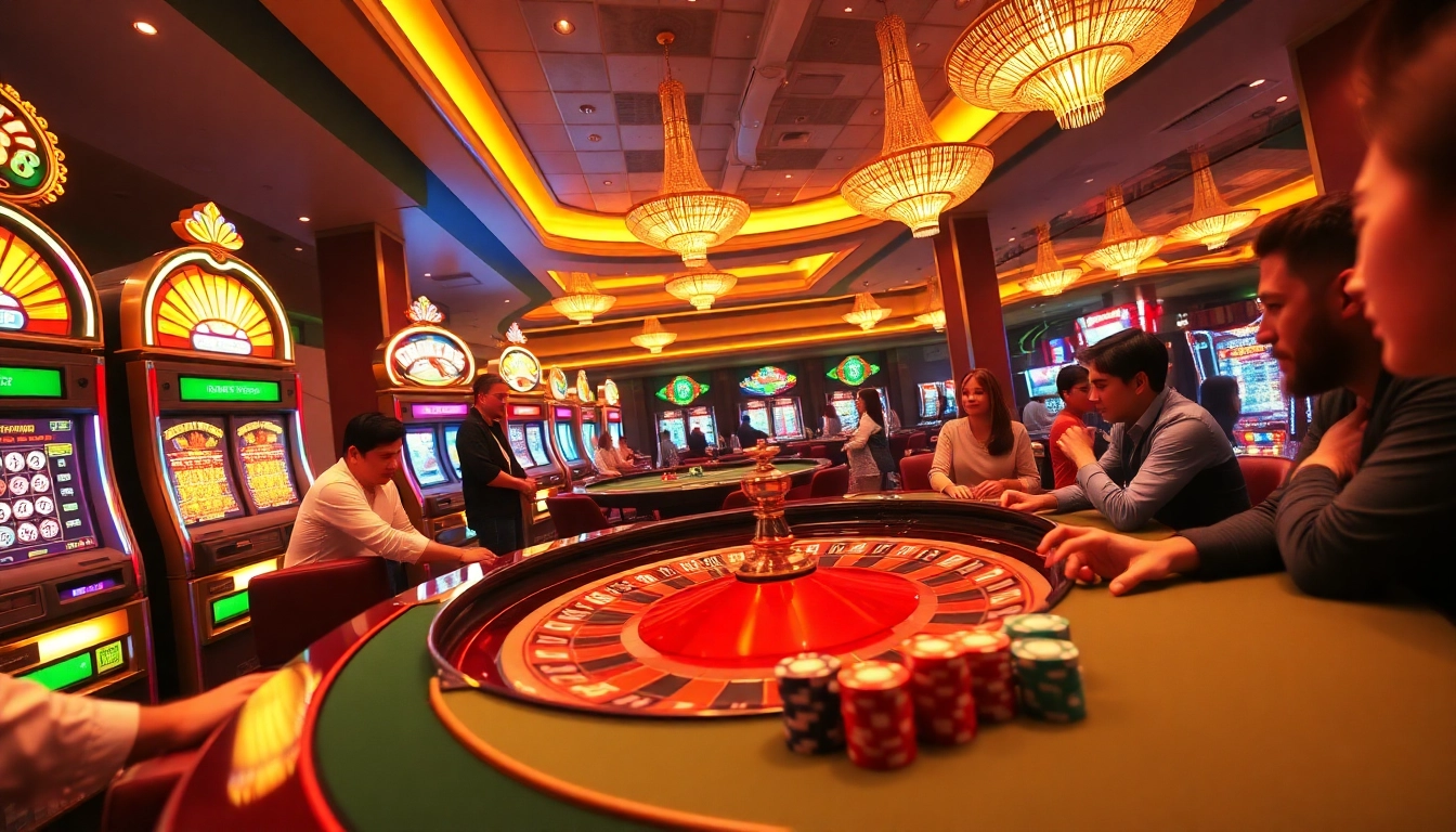Experience the thrill of betting at GG 88 with vibrant slot machines and exciting table games.