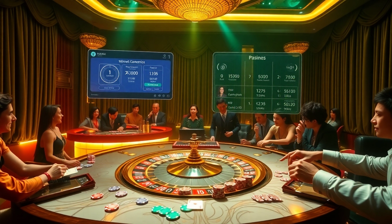 Engaging players bet on a luxurious roulette table, illustrating game ai dynamics in action.