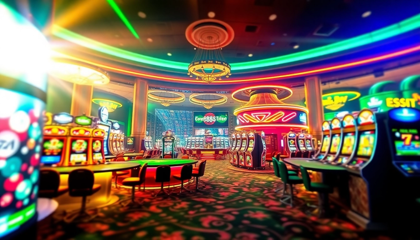 Experience the luxury and excitement of online gaming at ev88win.live with stunning casino visuals and vibrant colors.