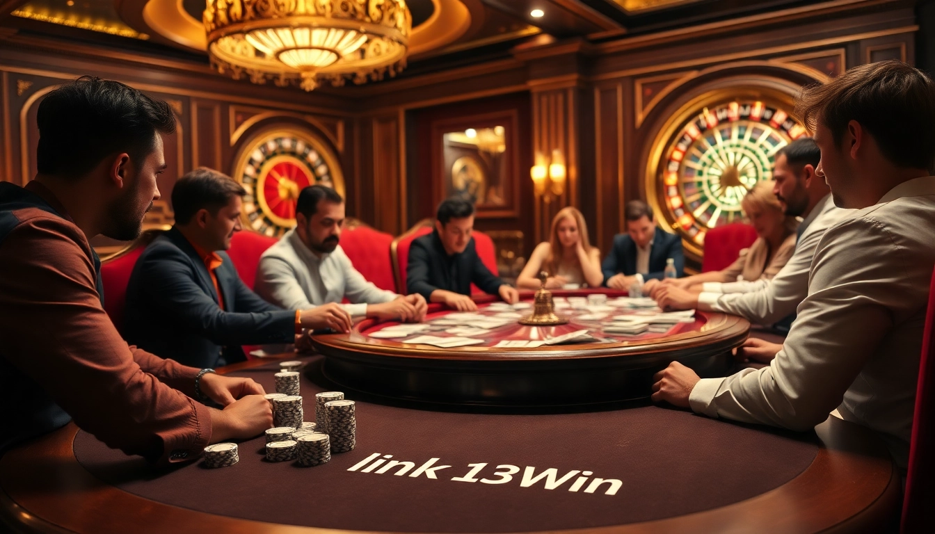 Engage in high-stakes poker action at link 13Win with luxurious ambience and vibrant gameplay.