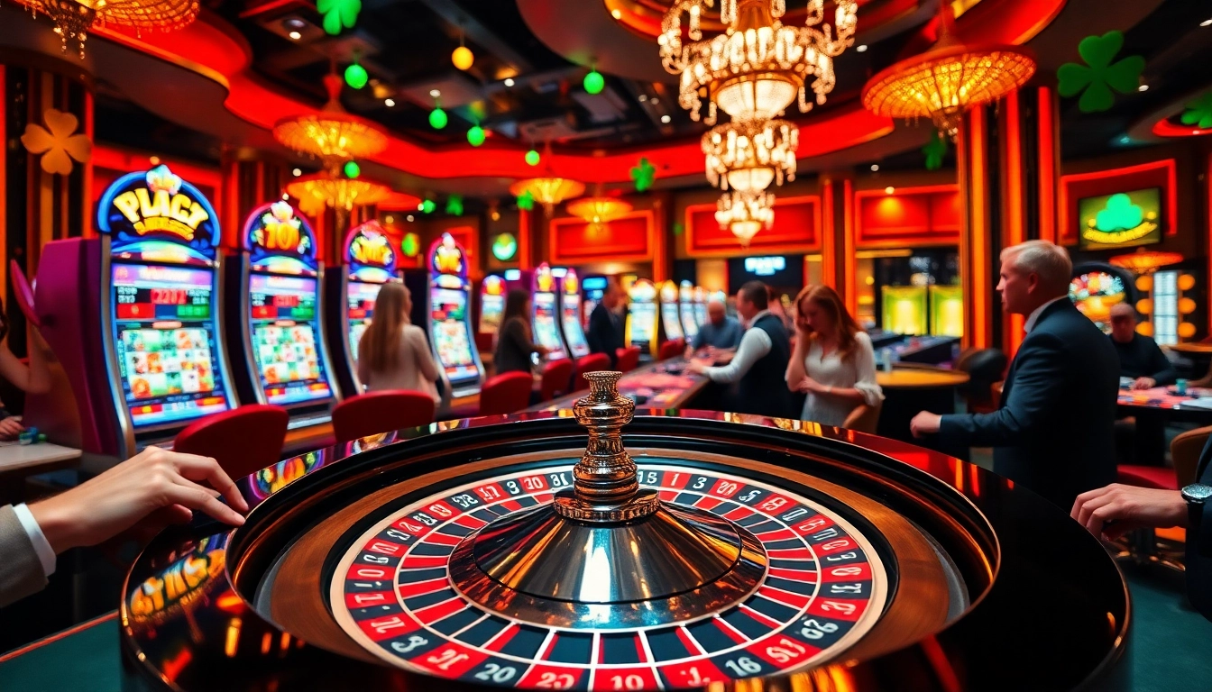 Luck8 players enjoy an exciting roulette session with vibrant chips and luxurious atmosphere.