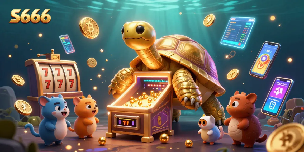 S666 dazzles in a vibrant 3D scene with animated slot elements, captivating players with exciting gameplay dynamics.