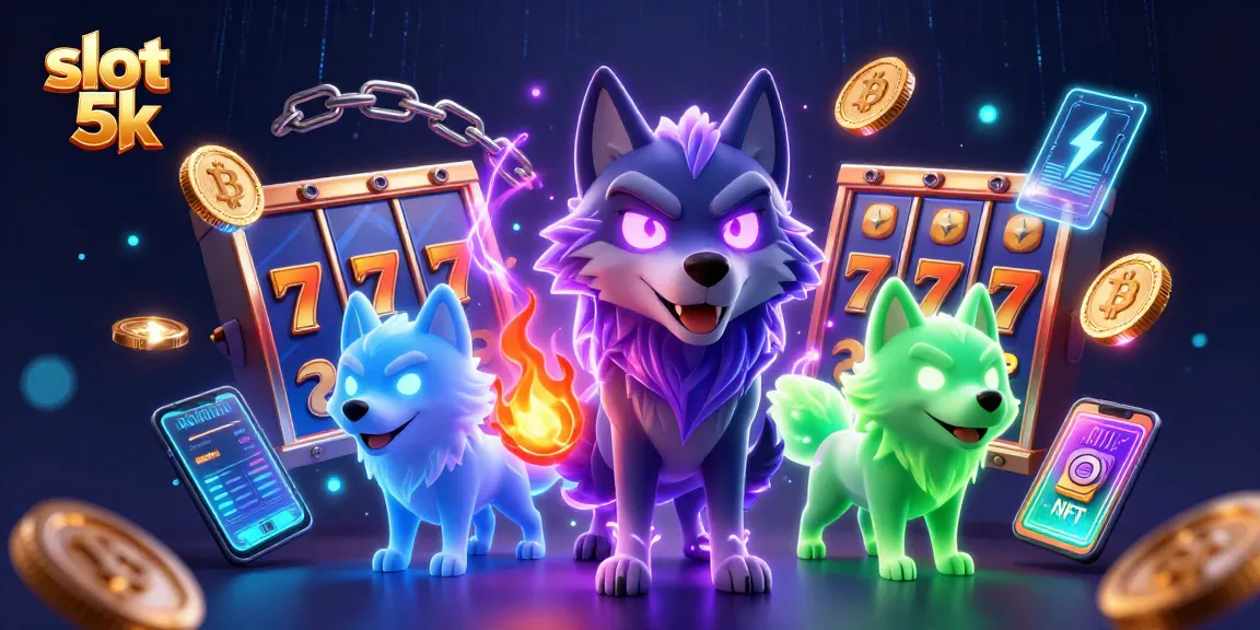Experience thrilling action with slot 5k, glowing wolves, and vibrant casino elements.